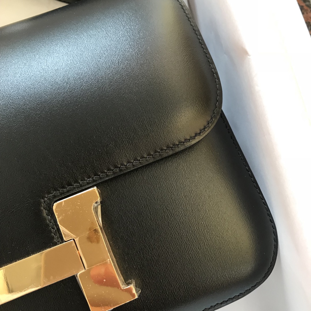 에르메스 콘스탄스18 블랙 금장